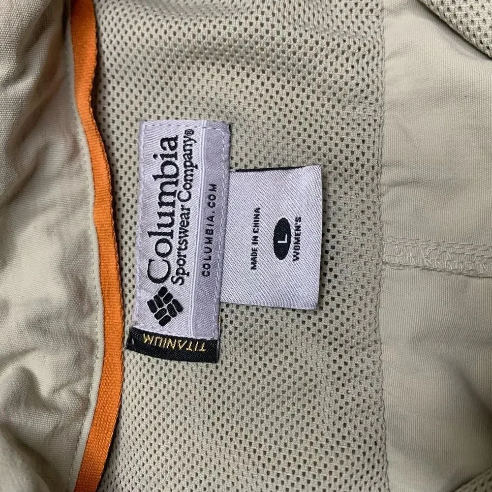 Columbia Titanium Fishing Vest Beige Mens Large Outdoors - Picture 4 of 6